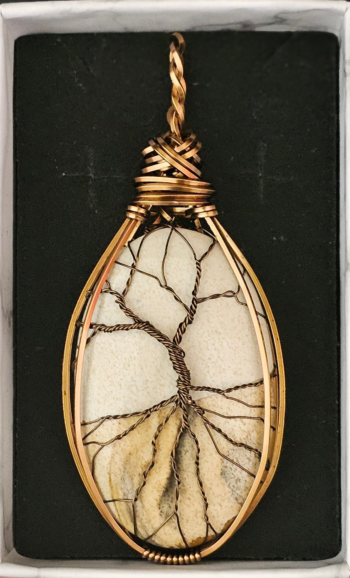 Picture Jasper Tree of Life Necklace