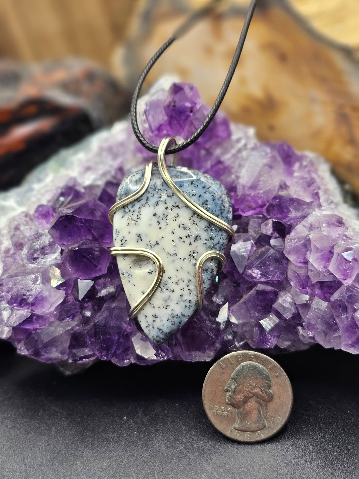 Dendritic Opal Necklace