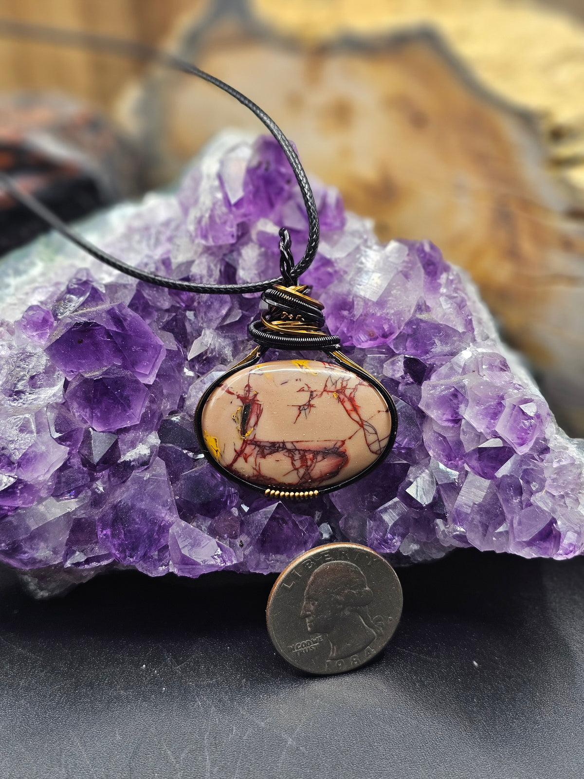 Mookaite Jasper Necklace Constellations