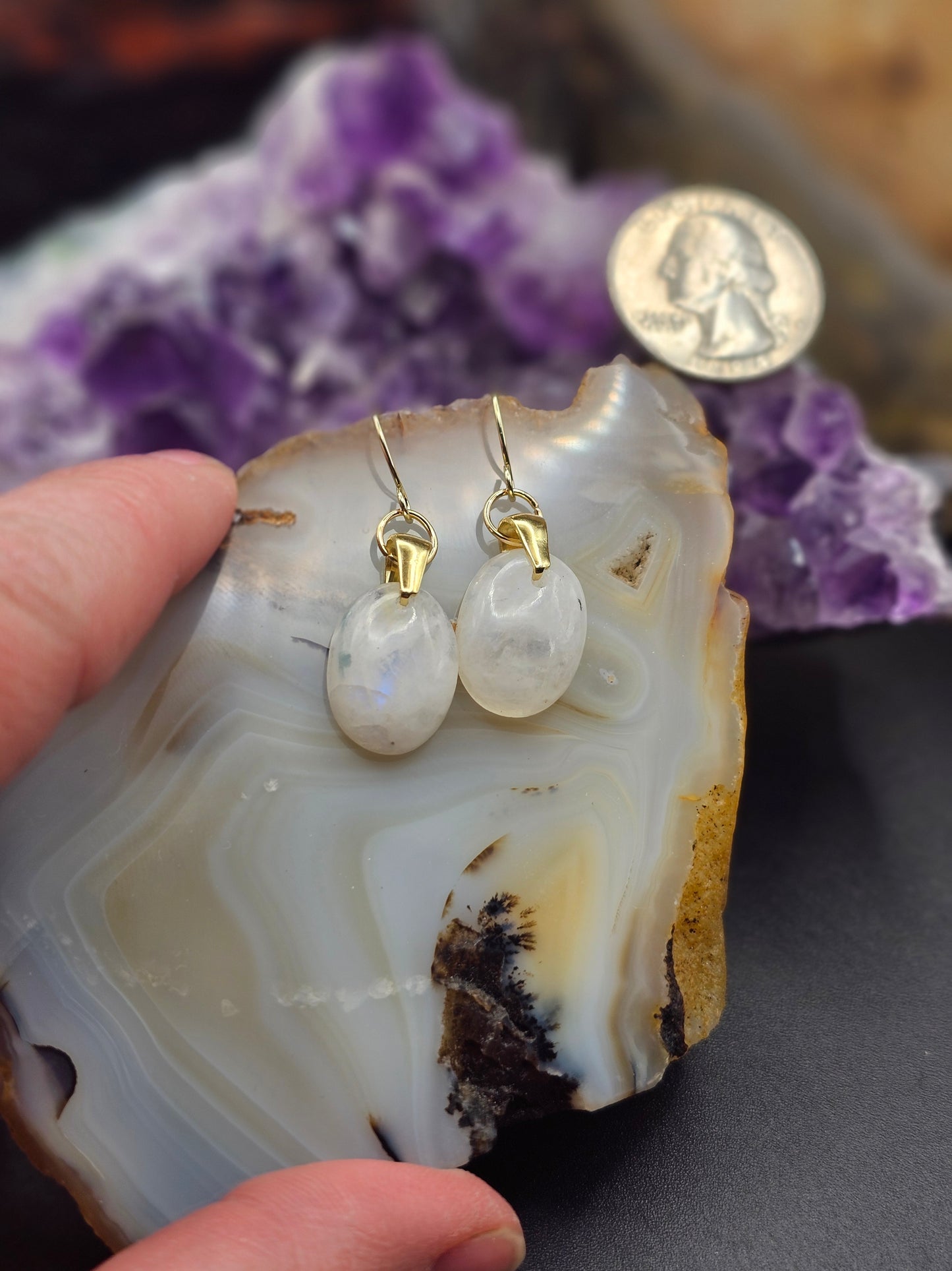 Moonstone Earrings