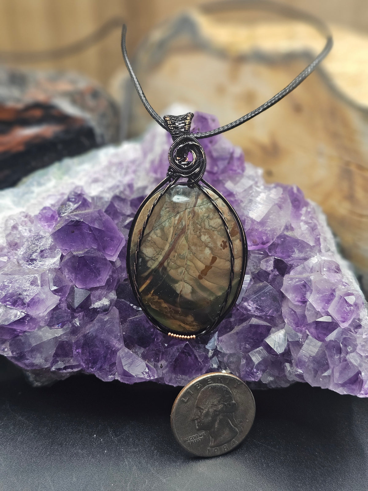 Picture Jasper Necklace