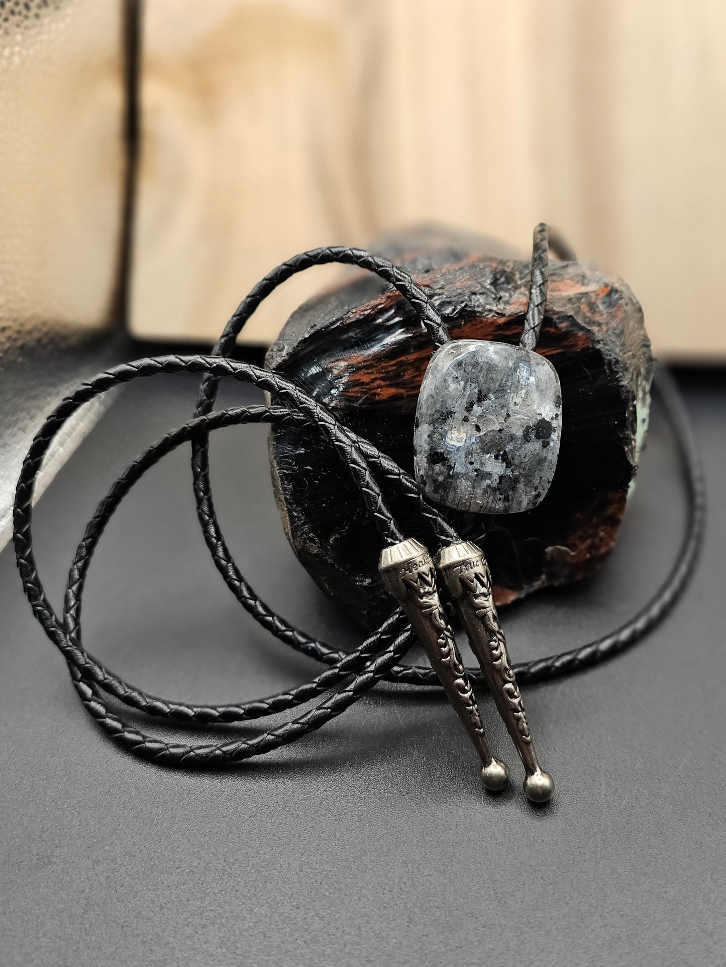 Larvikite Bolo Tie