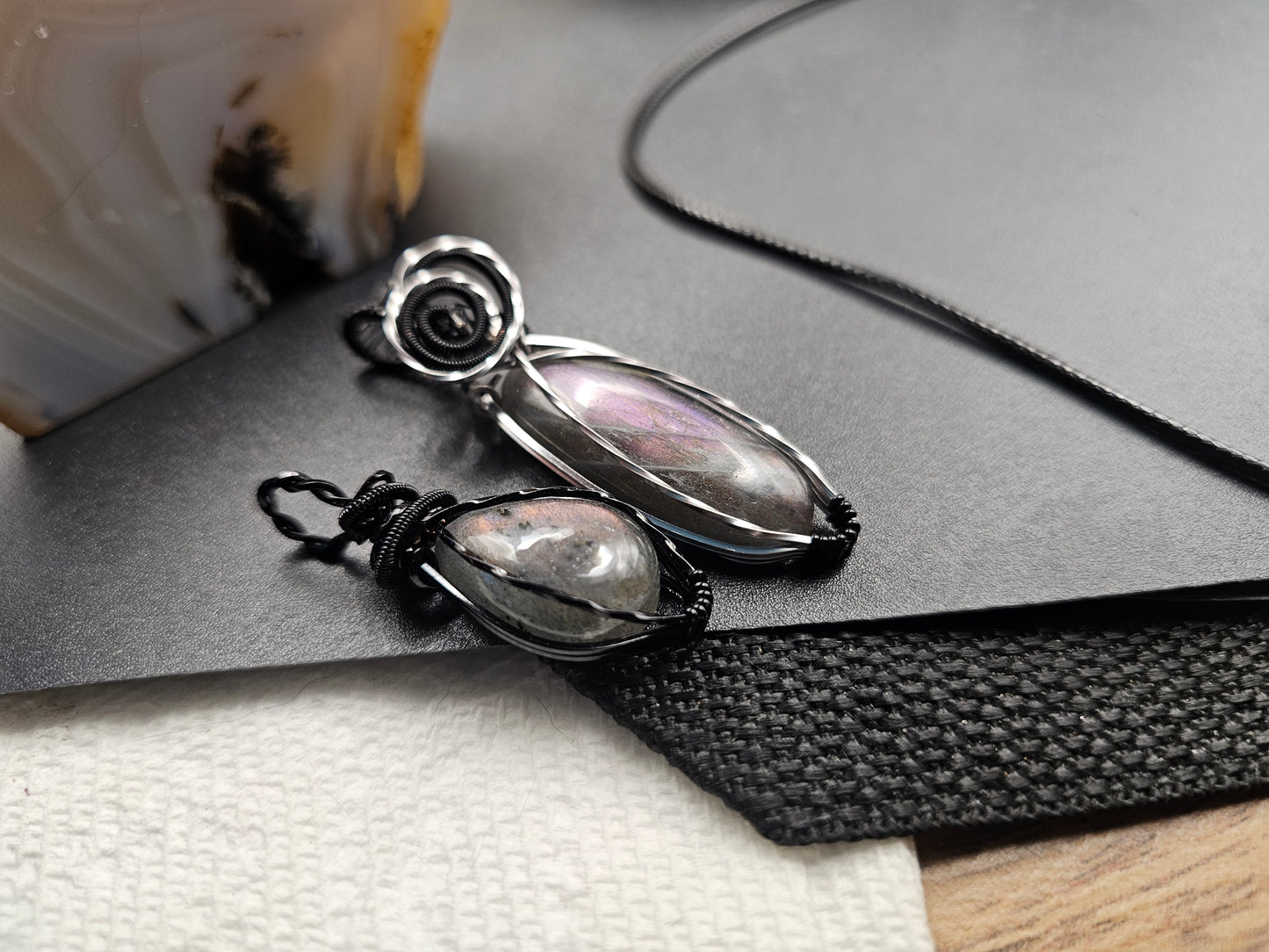 Purple Labradorite Necklace