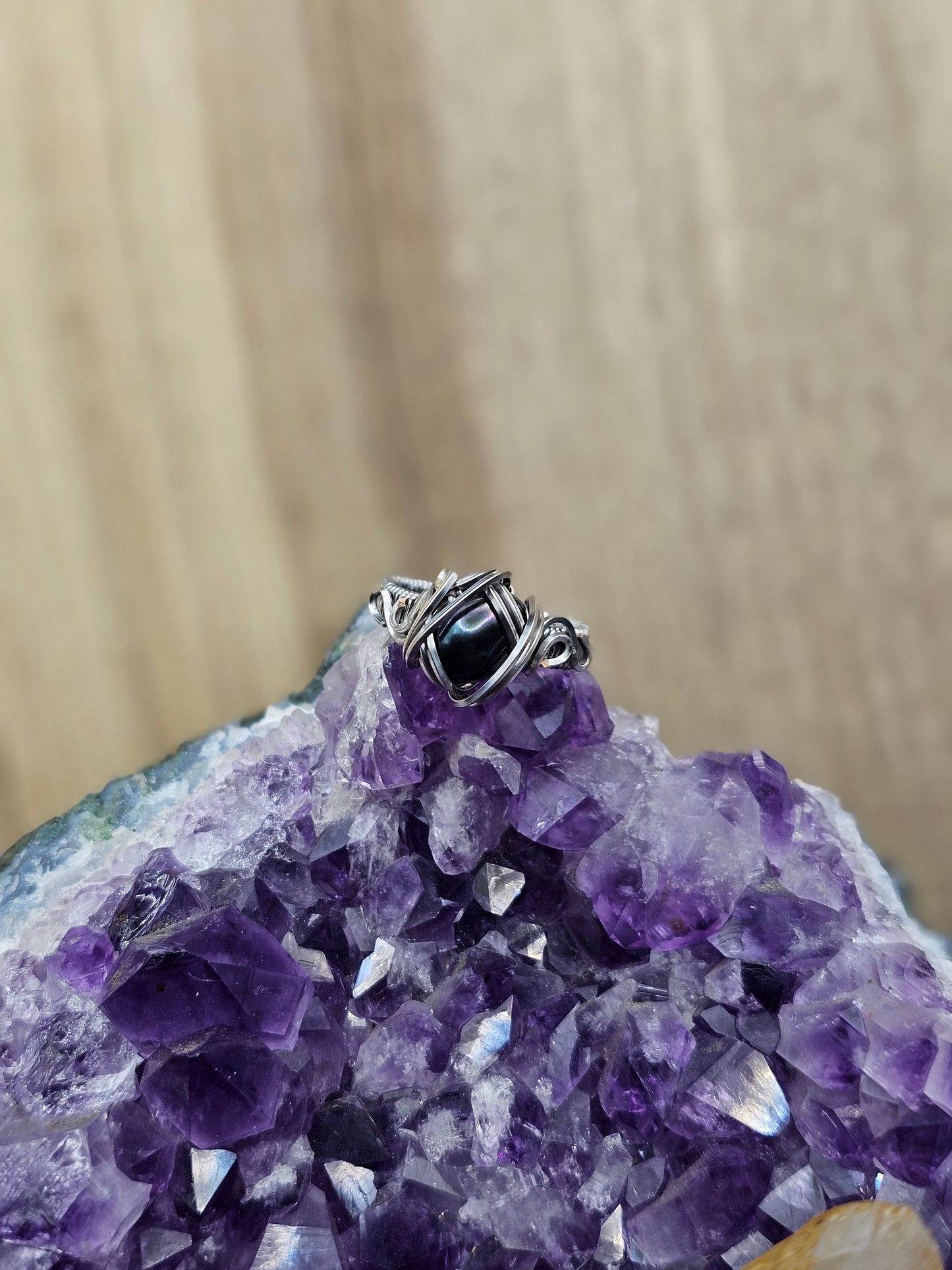 Black Pearl 9 Ring