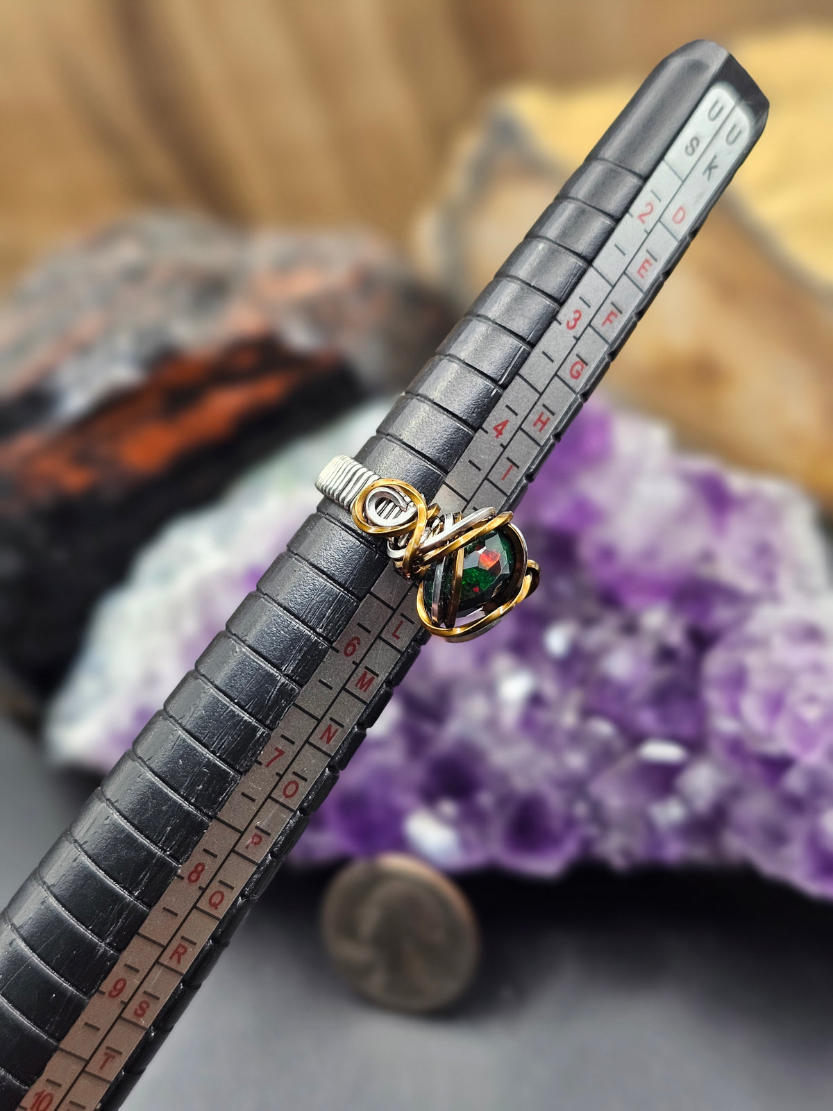 Rose Cut Black Opal 5
