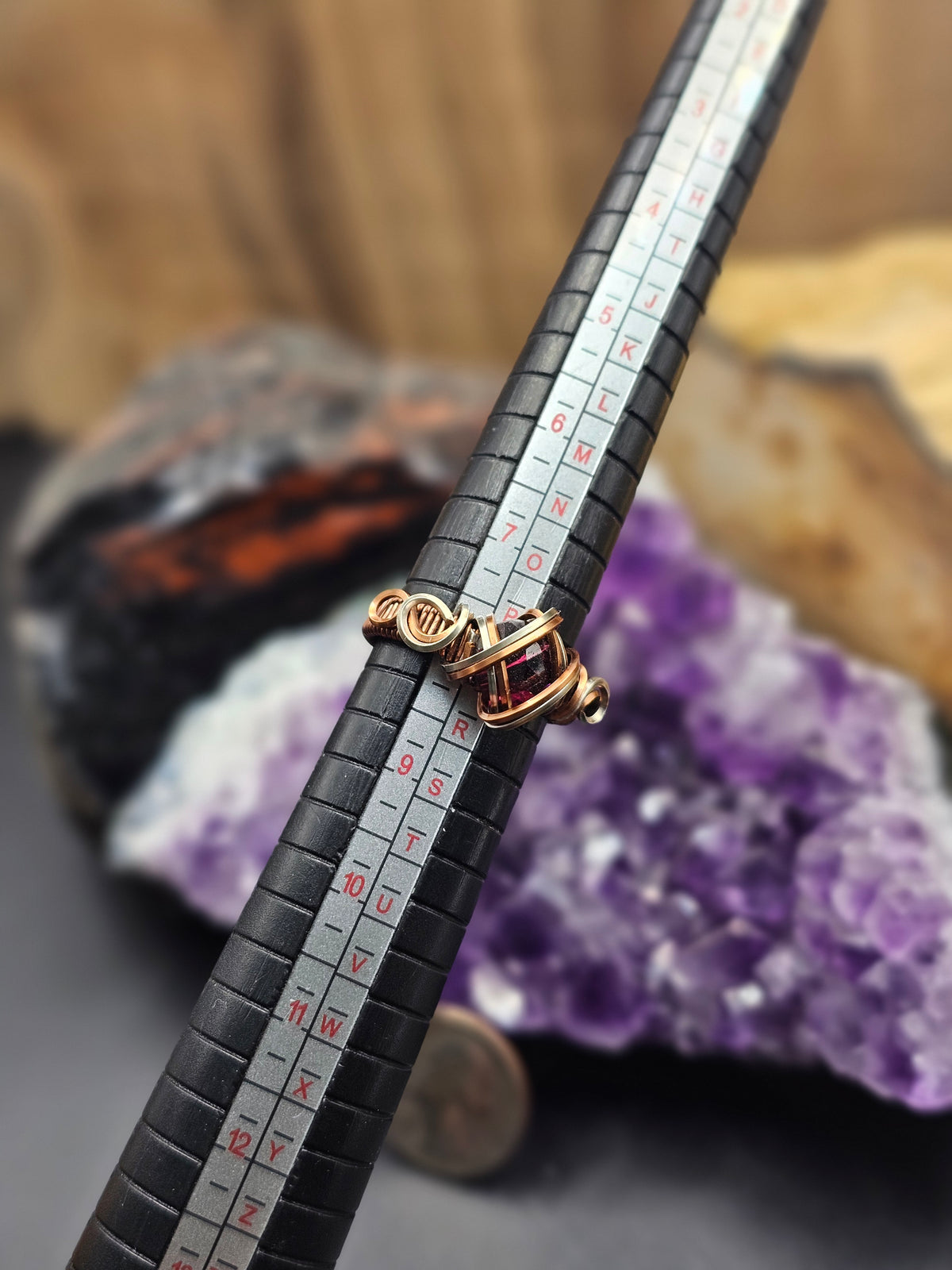 Garnet Ring Size 8