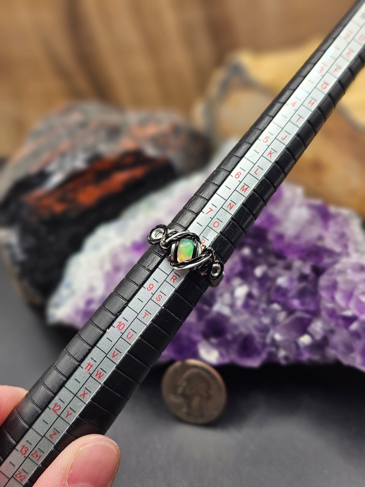Ethiopian Opal Ring 8