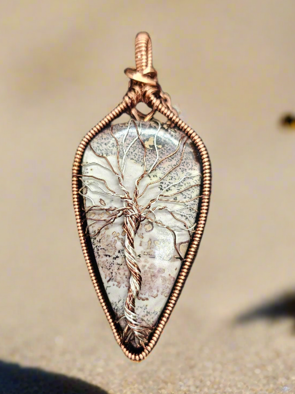 Jasper Tree of life - bi-colored