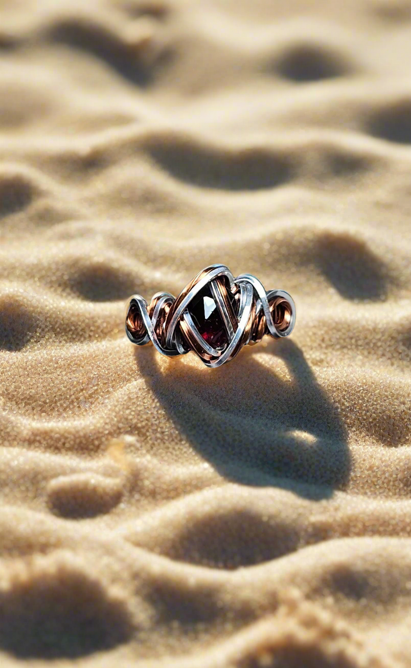 Garnet Ring 6.5
