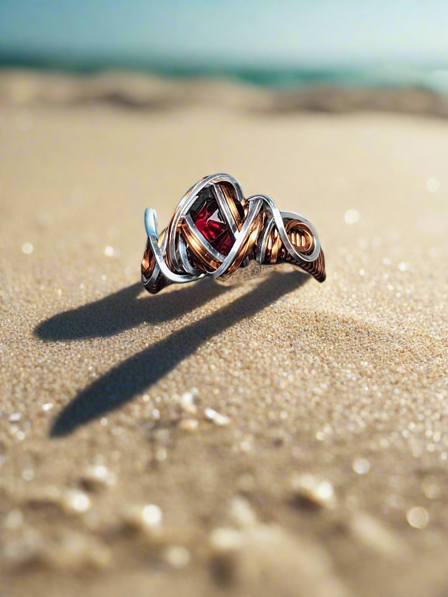 Garnet Ring 6.5