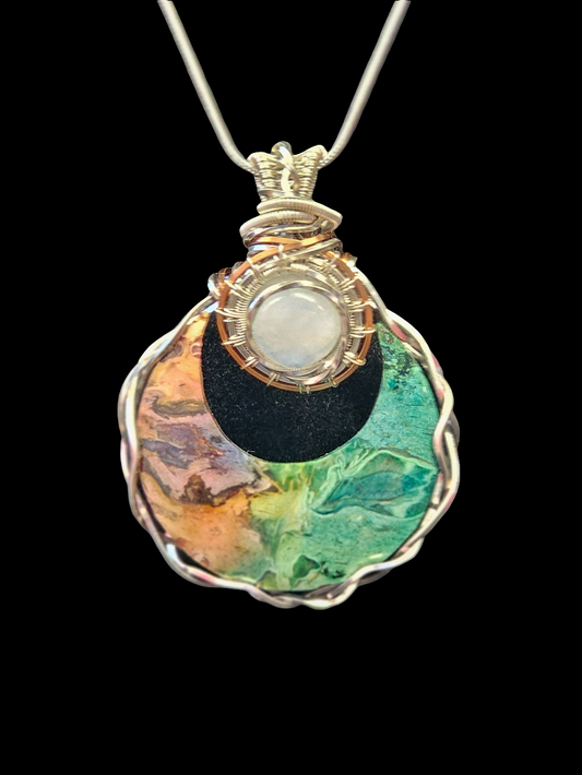 Crazy Lace Agate with Moonstone