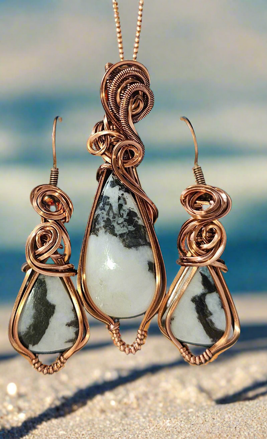 Zebra Jasper Set