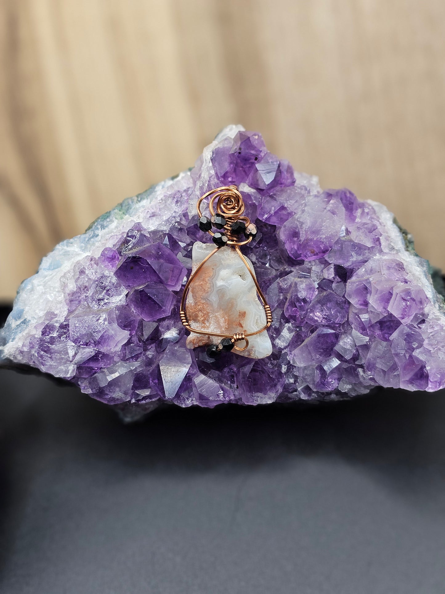 Owl Agate Necklace