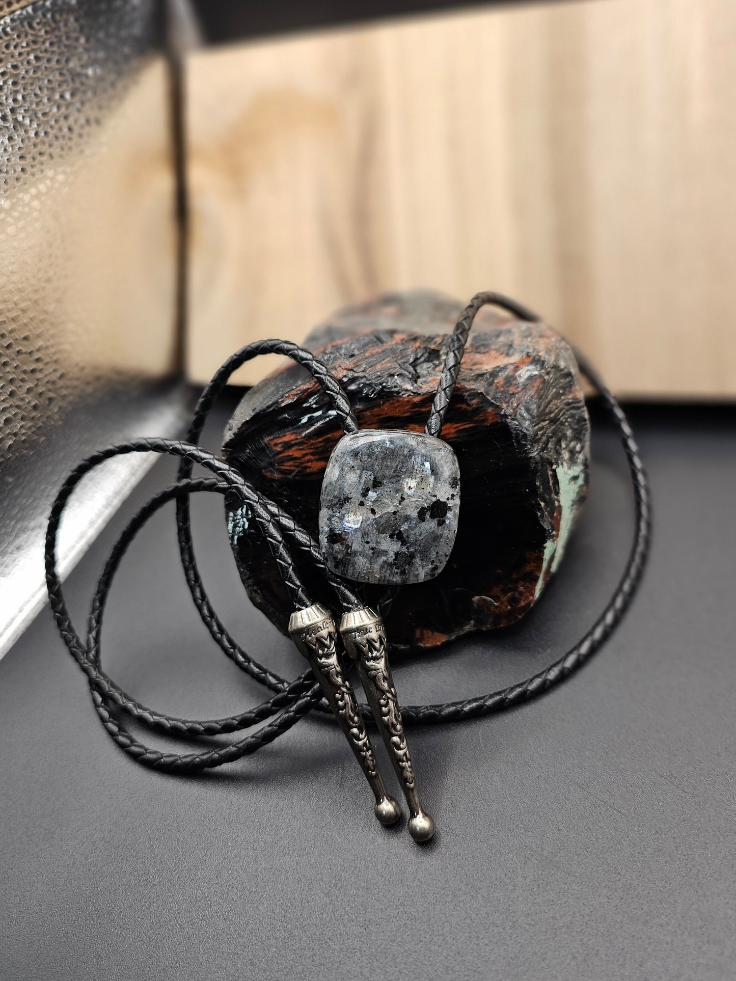 Larvikite Bolo Tie