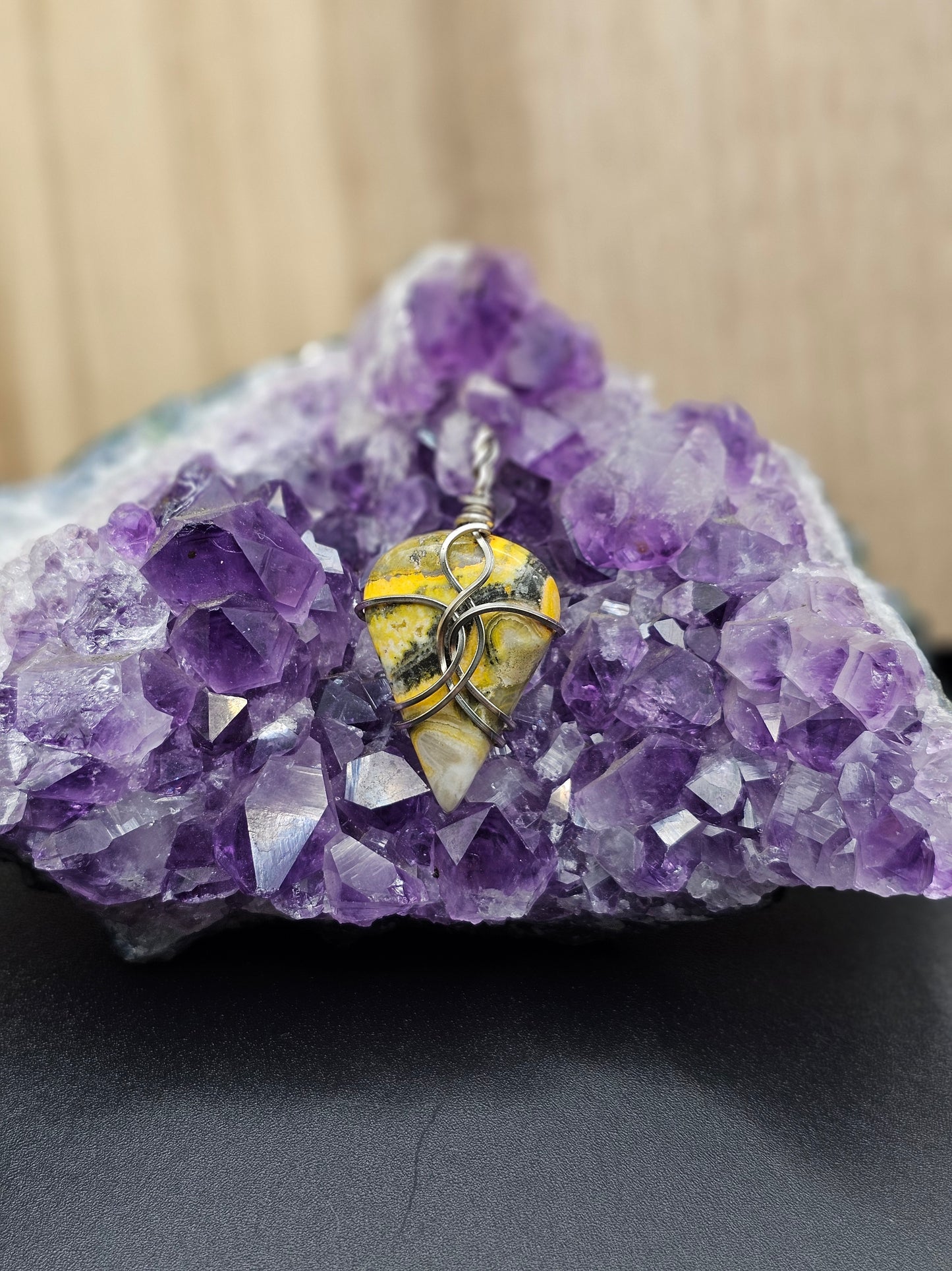 Bumblebee Jasper Necklace