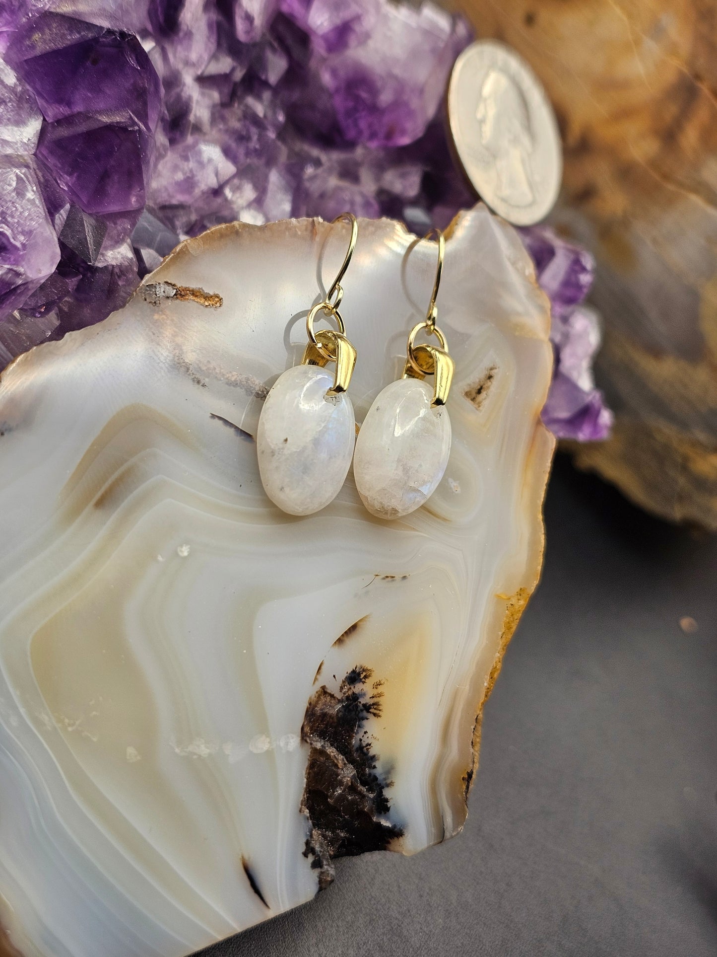 Moonstone Earrings