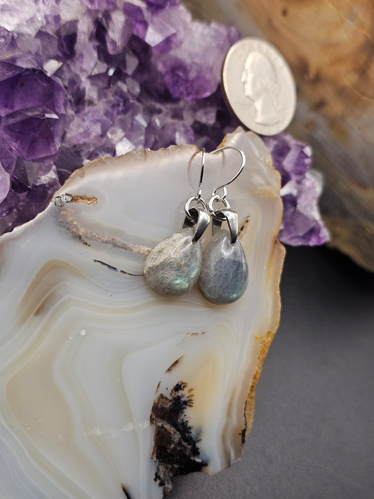 Labradorite Earrings