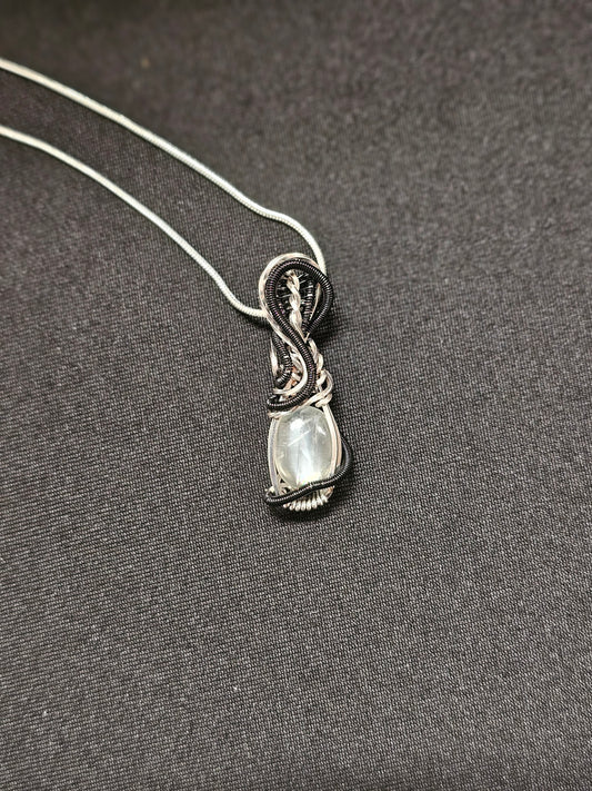 Rare Malawi Rainbow Moonstone Necklace