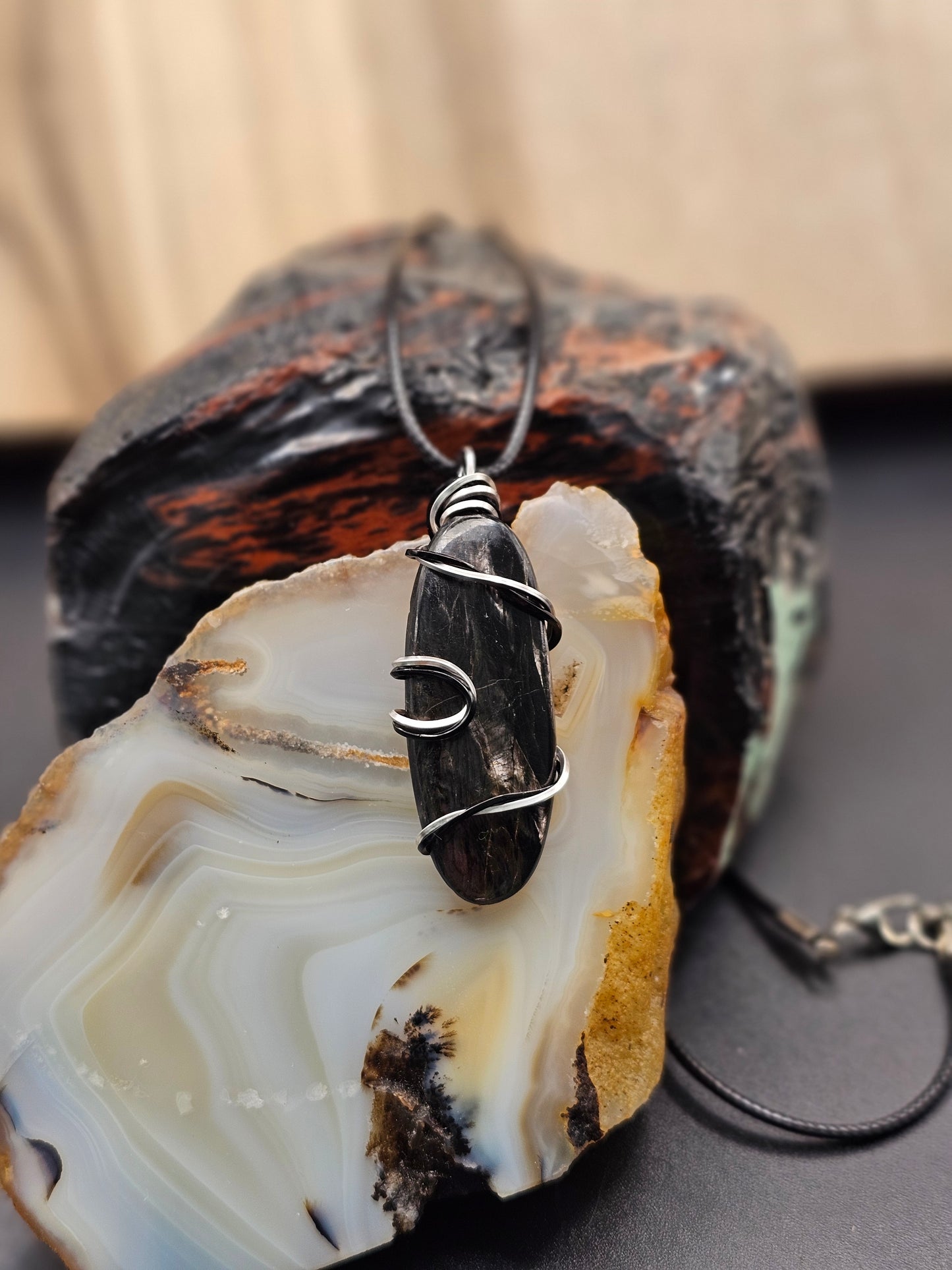 Hypersthene Necklace