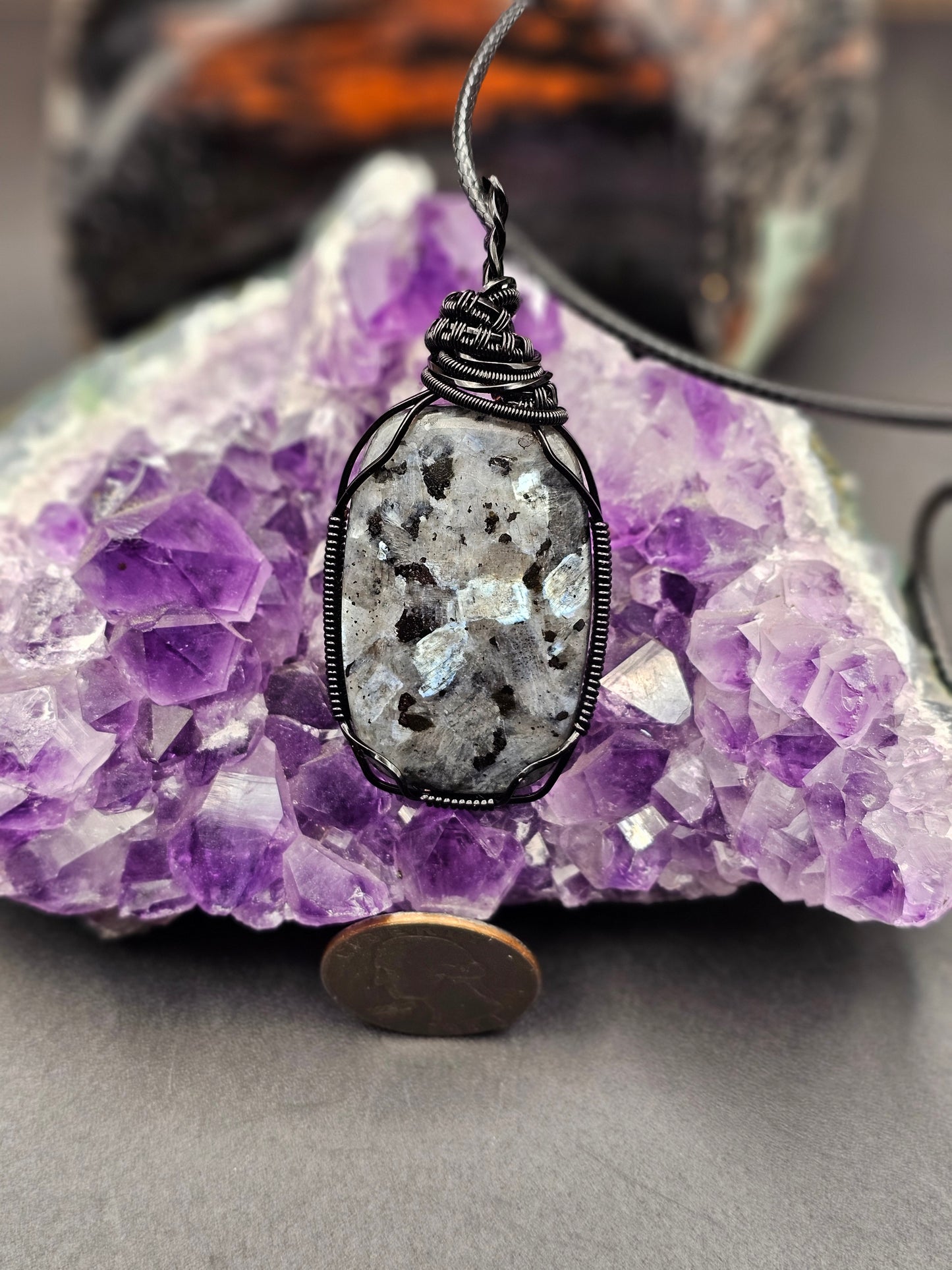 Larvikite Necklace