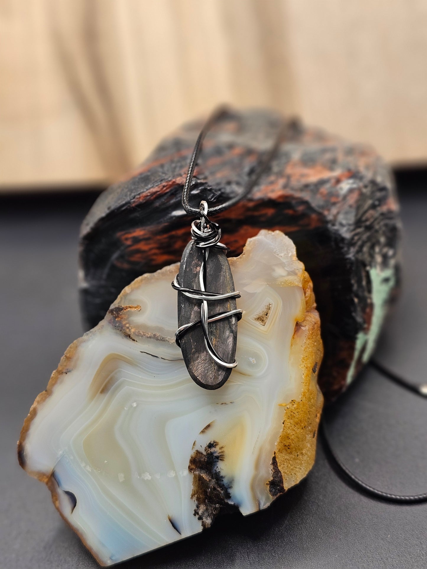 Hypersthene Necklace