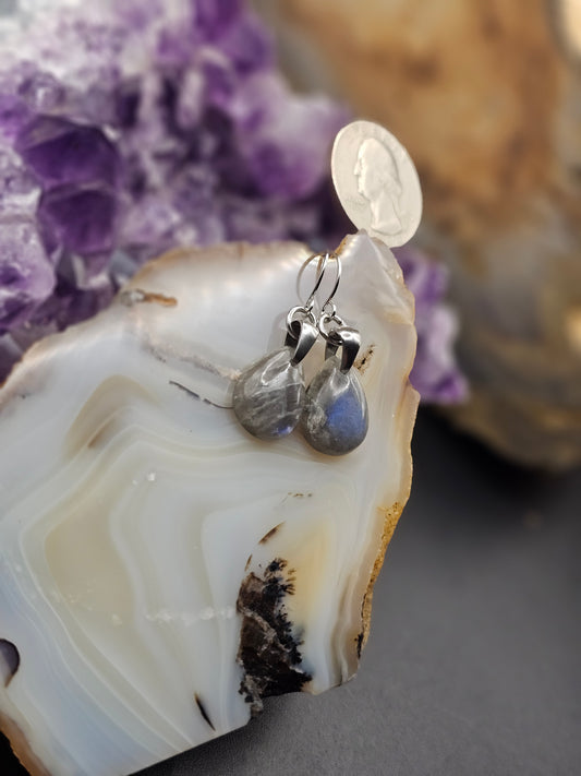 Labradorite Earrings