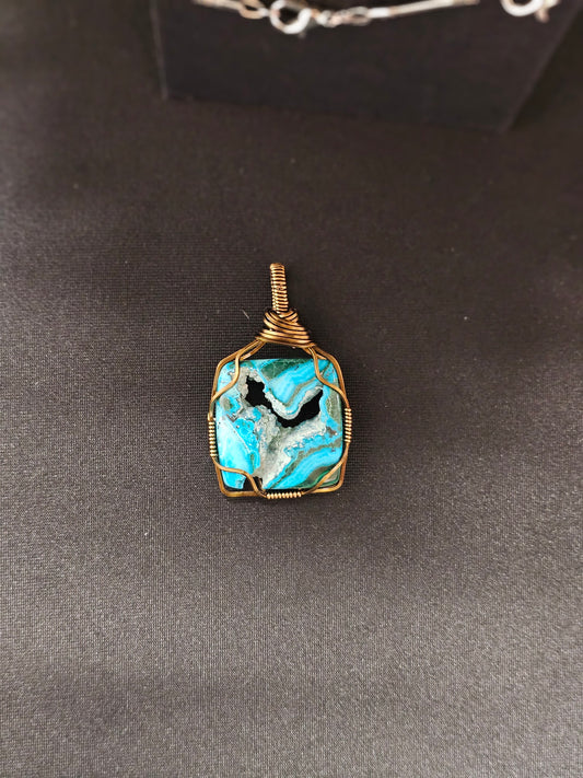 Druzy Malachite Chrysocolla