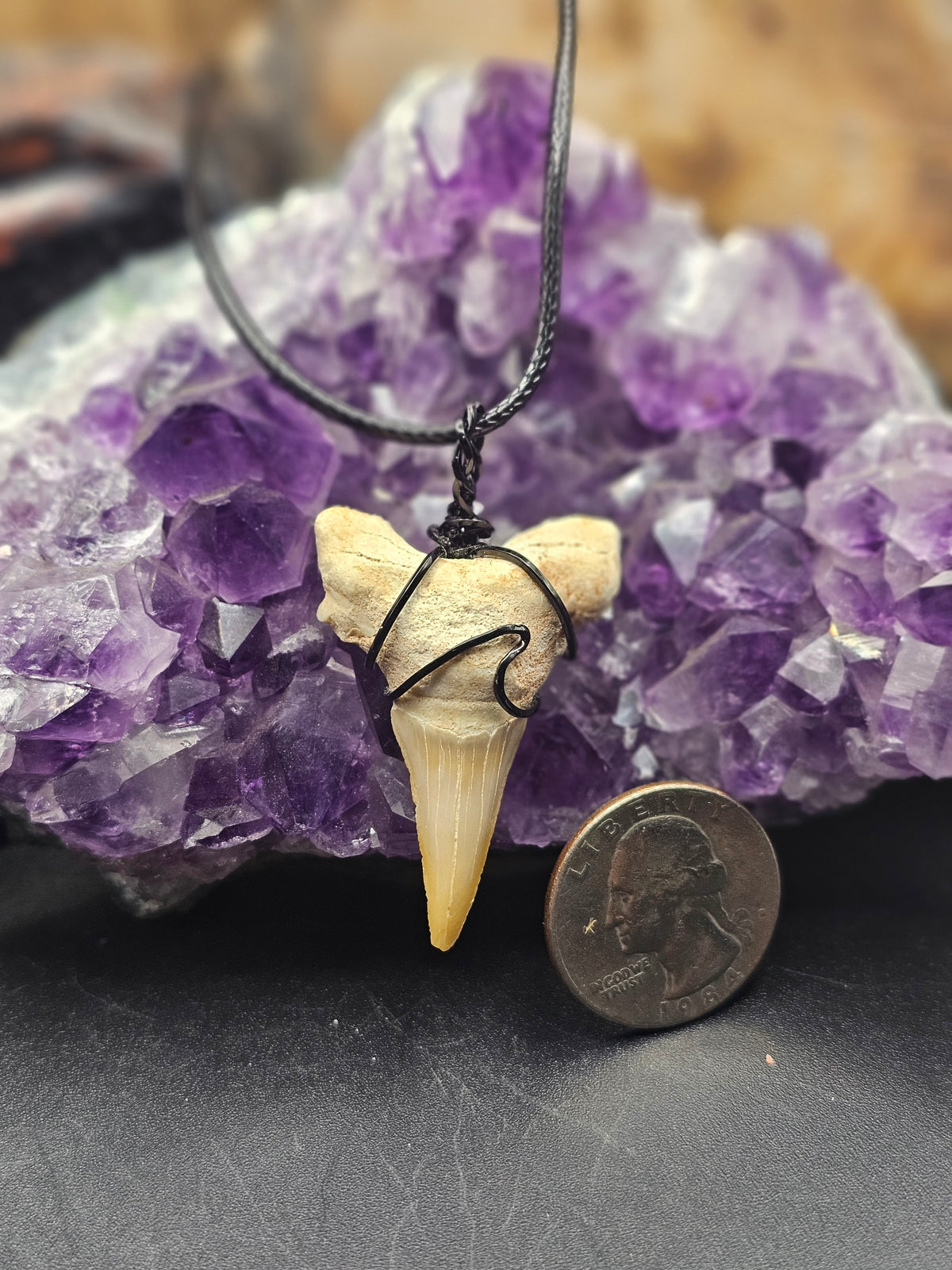 Shark Tooth Wave Design Necklace