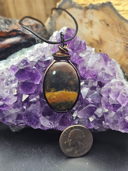 Scenic Picture Jasper Necklace