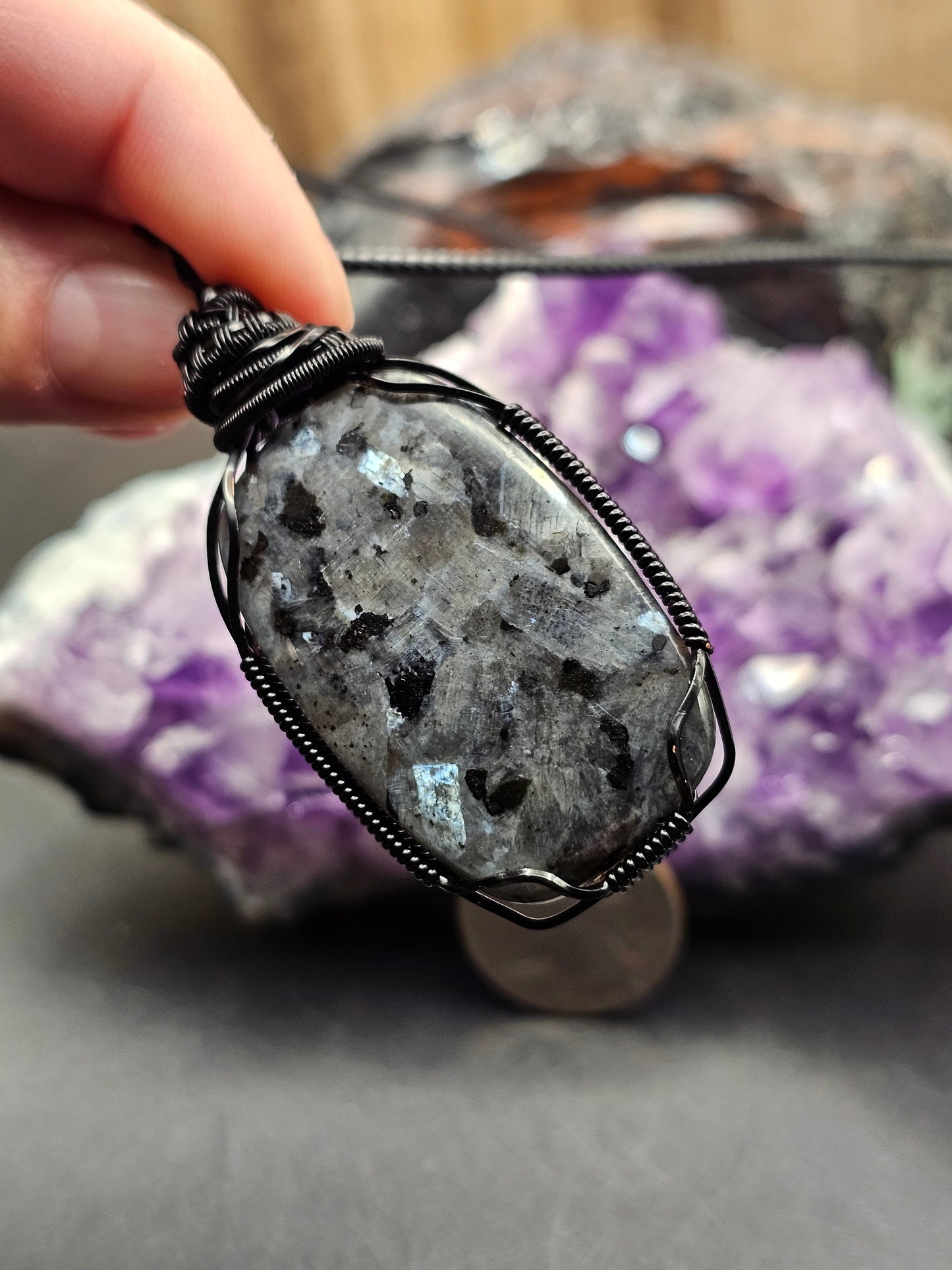 Larvikite Necklace