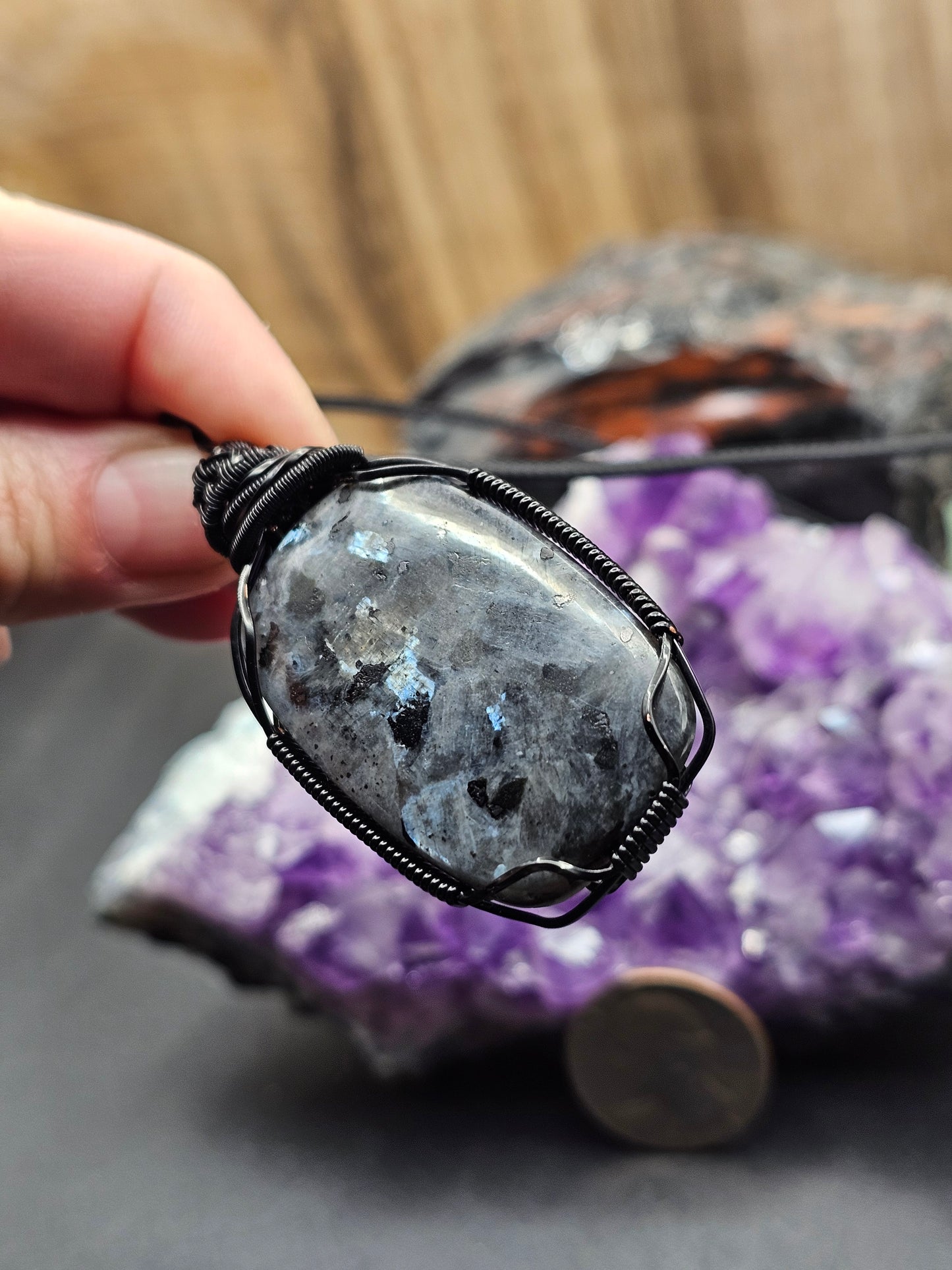 Larvikite Necklace