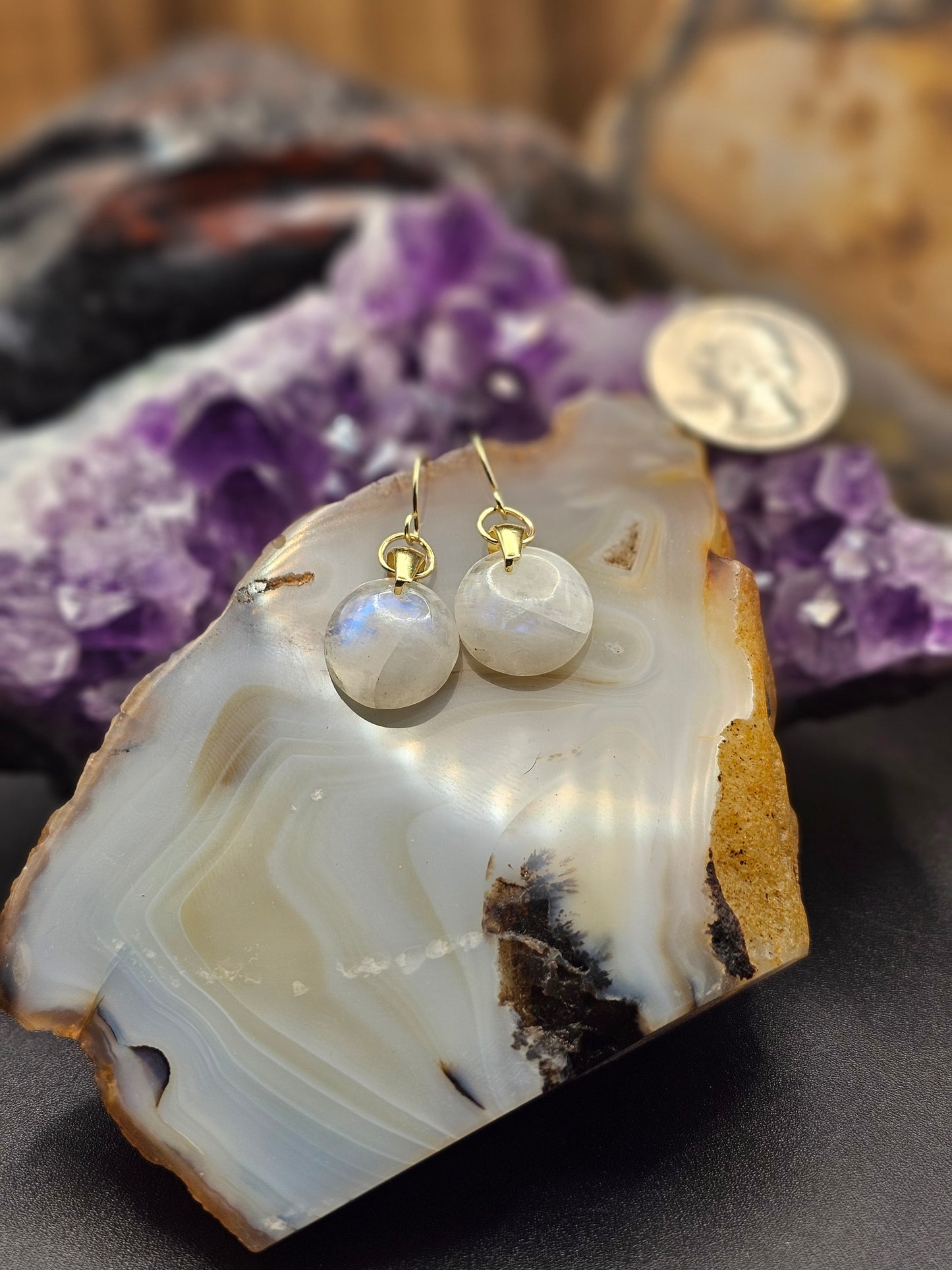 Moonstone Earrings