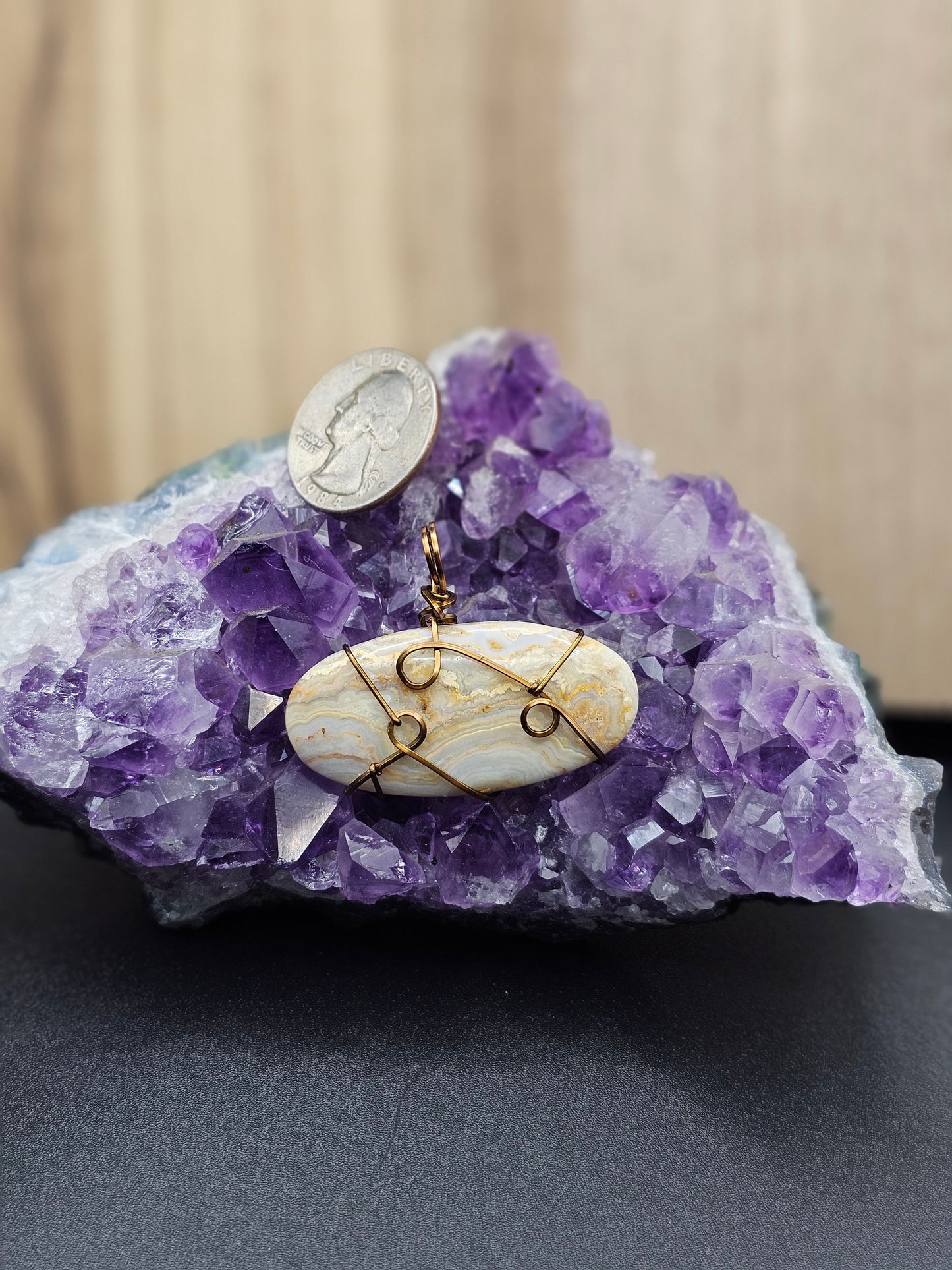 Crazy Lace Agate Necklace
