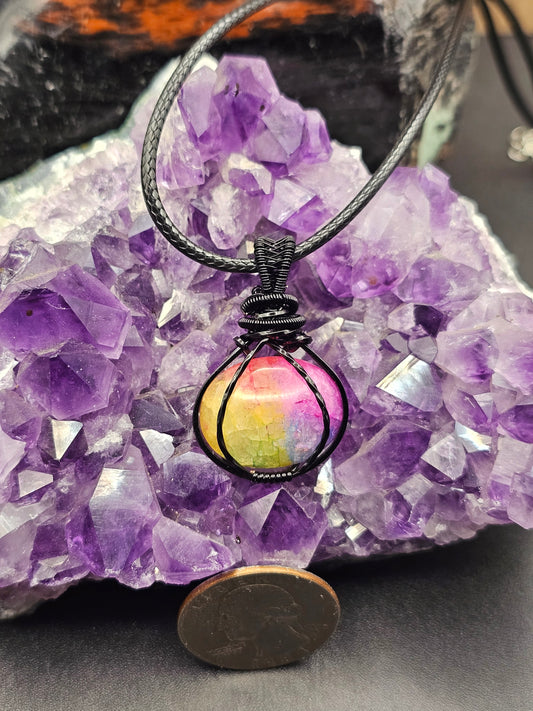Rainbow Quartz Necklace