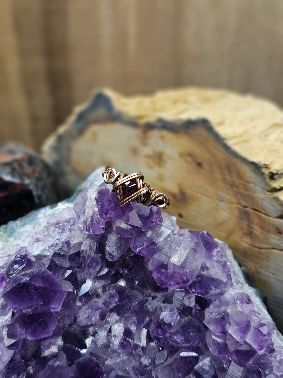 Garnet Ring Size 8