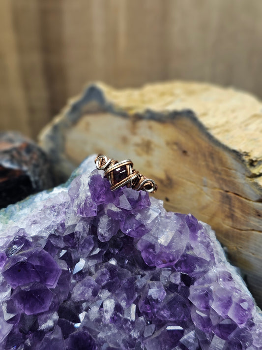 Garnet Ring Size 8