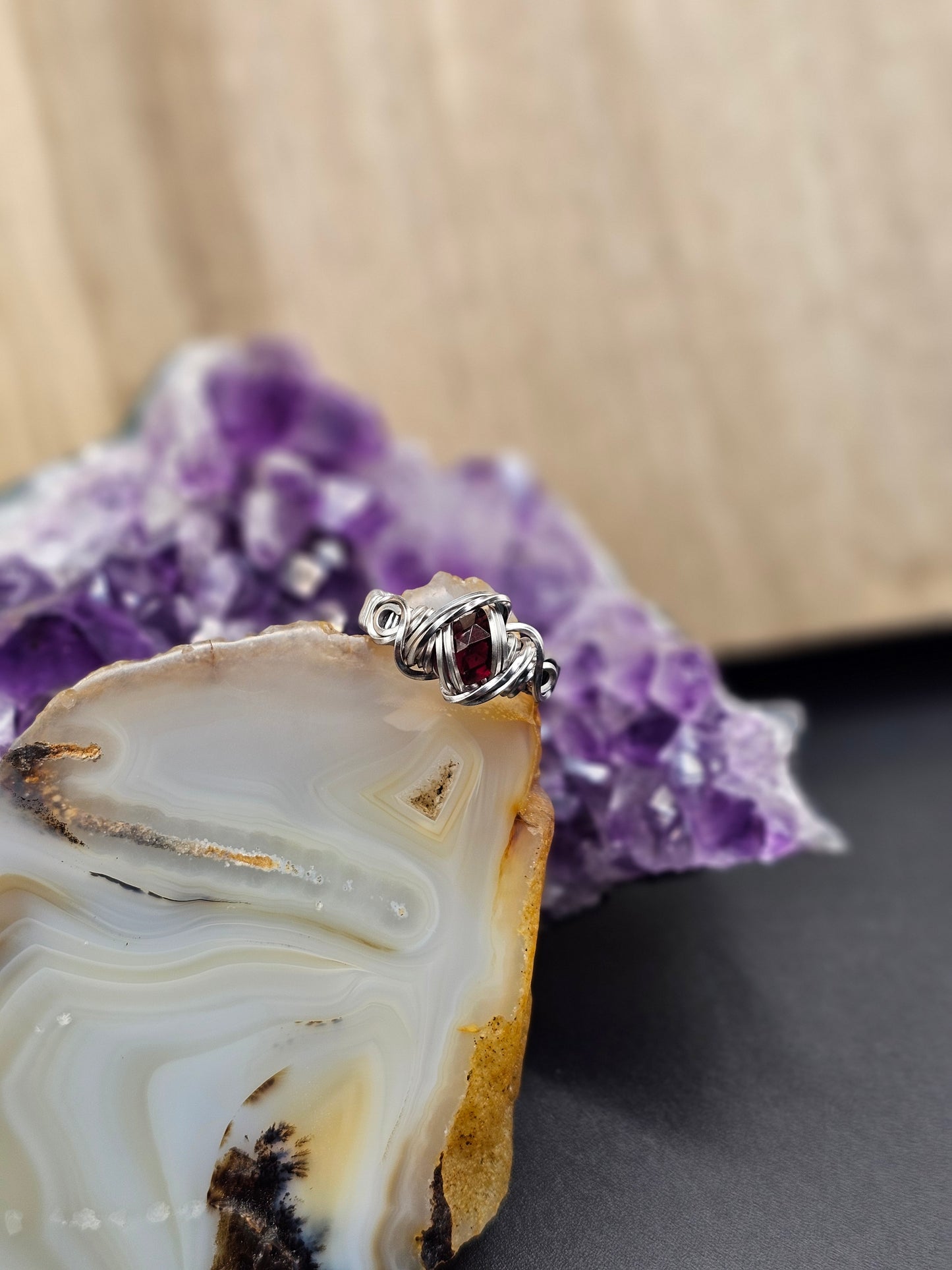 Garnet 8.25 Ring