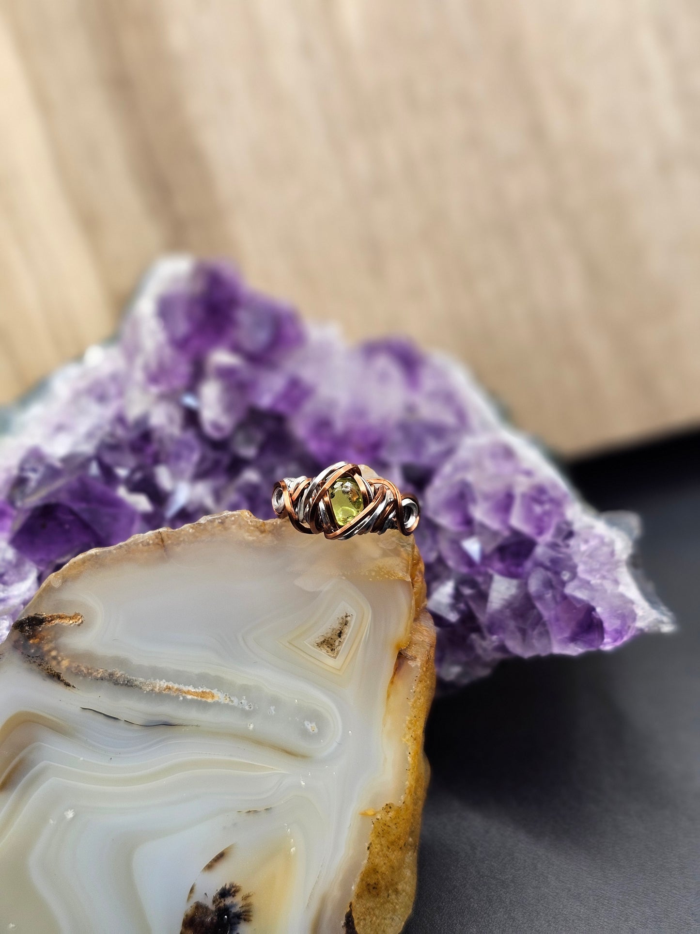Peridot 5 Ring