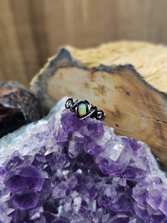 Ethiopian Opal Ring 8