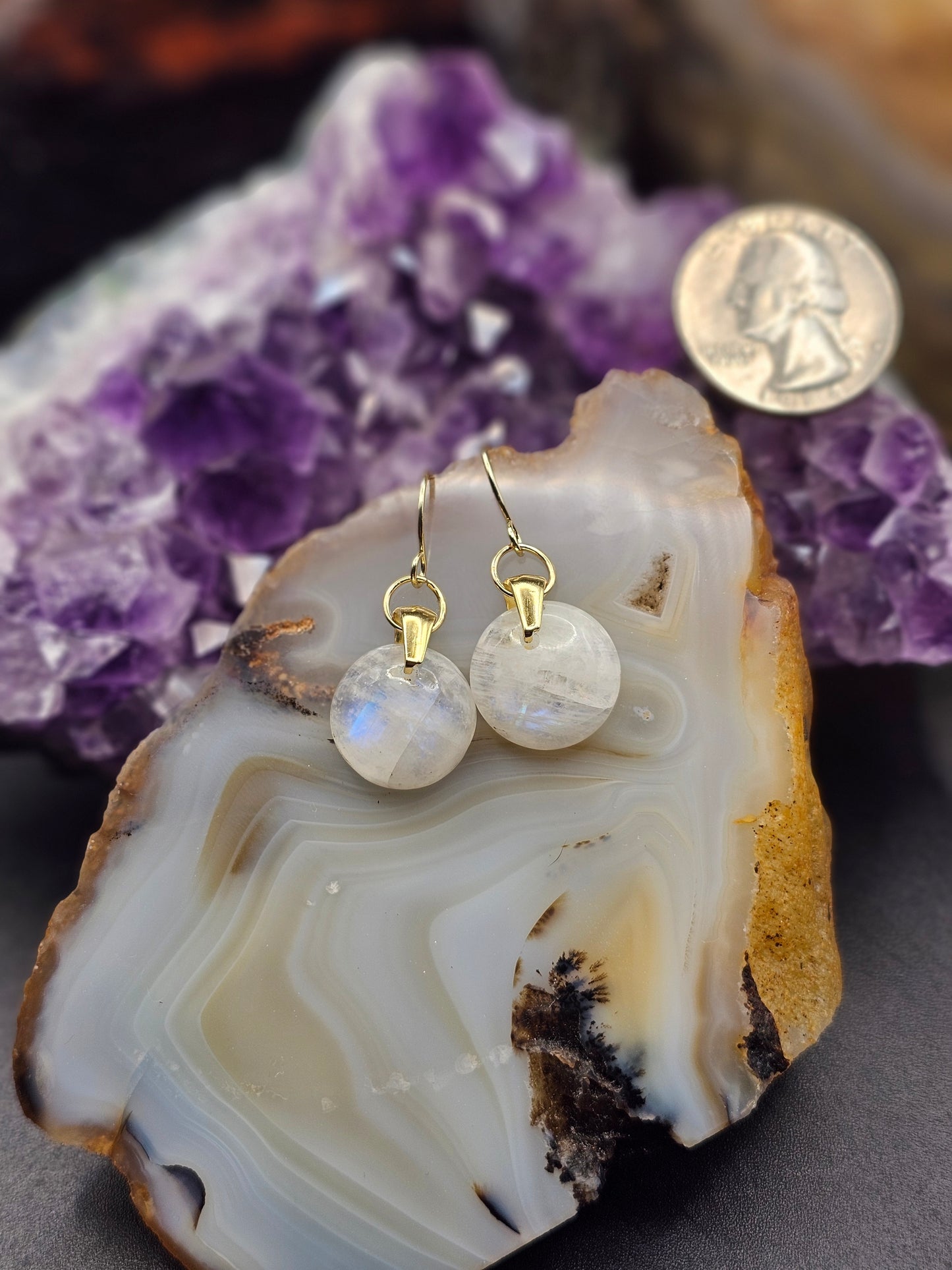 Moonstone Earrings