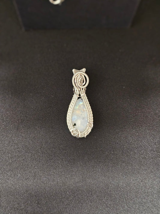Rainbow Moonstone Necklace