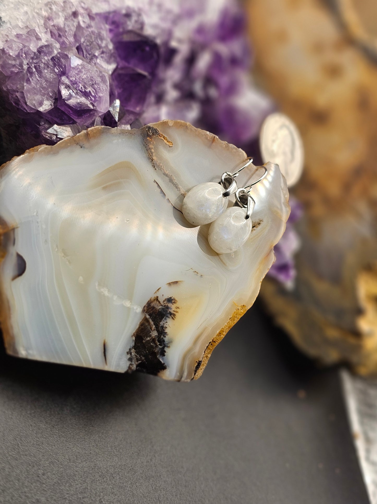 Moonstone Earrings