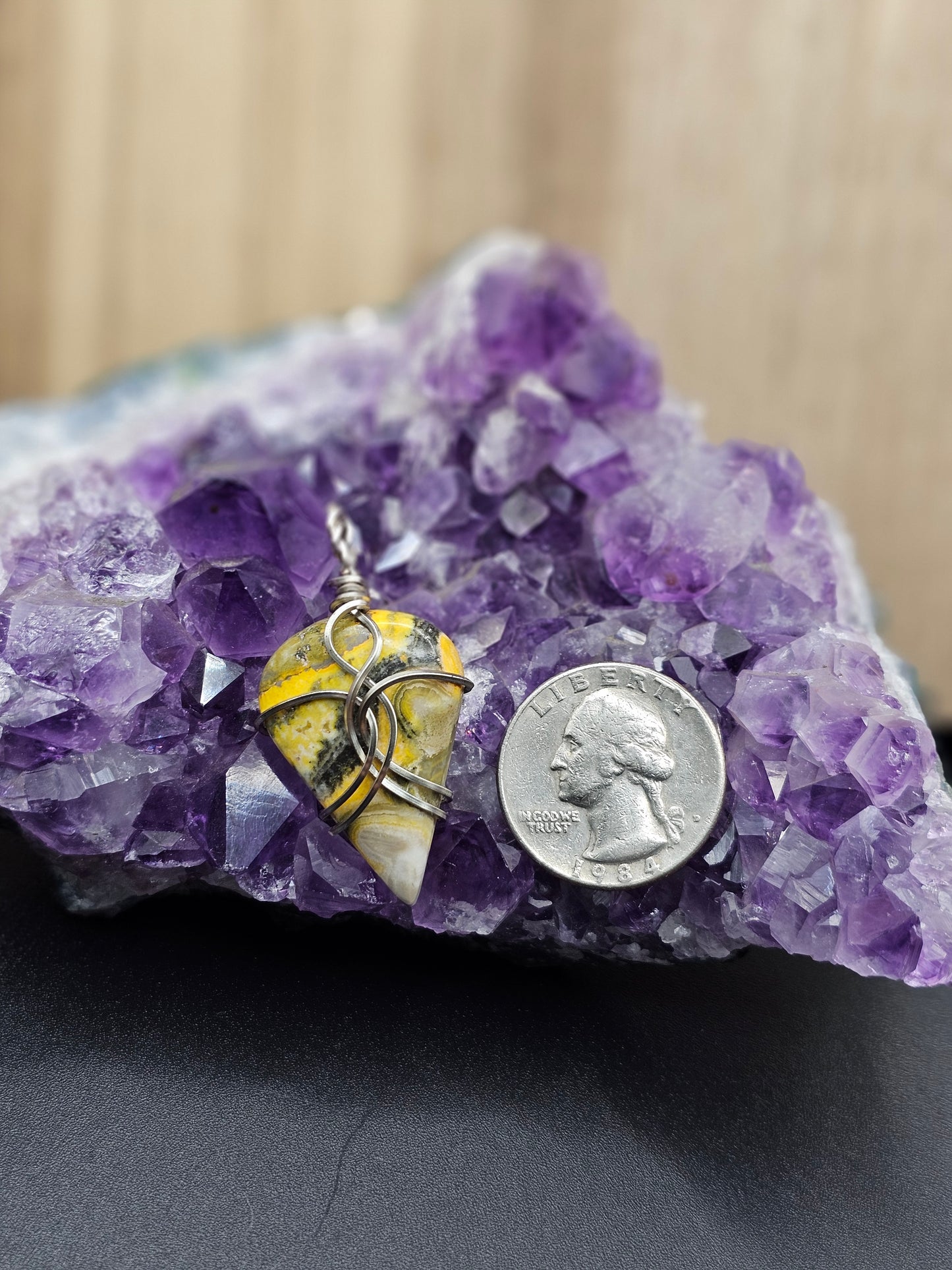 Bumblebee Jasper Necklace