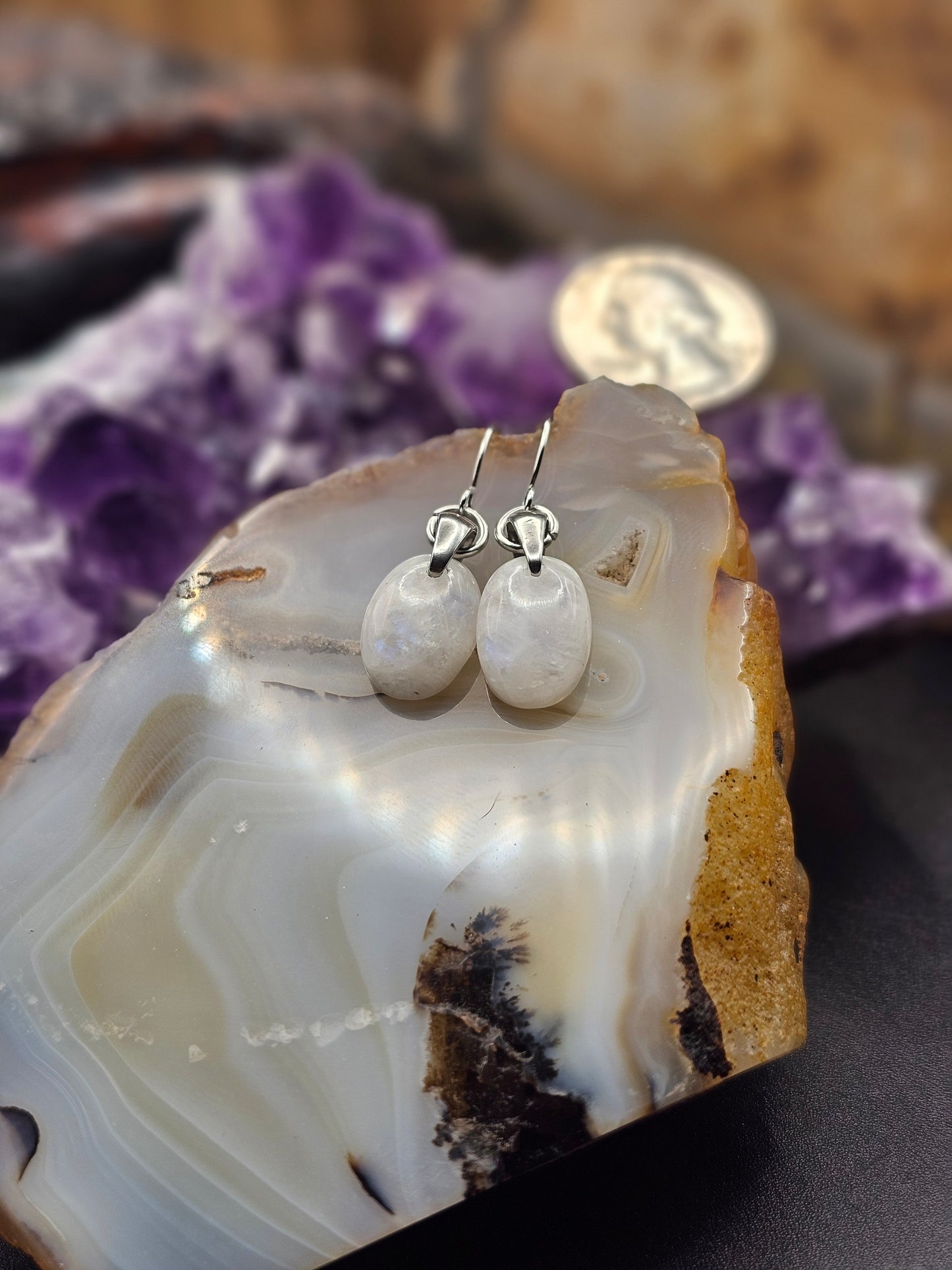 Moonstone Earrings