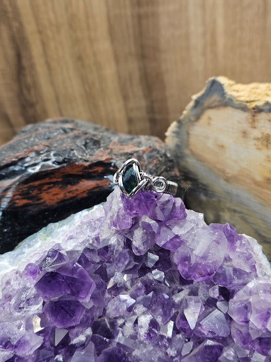 Black Opal Ring 9.5