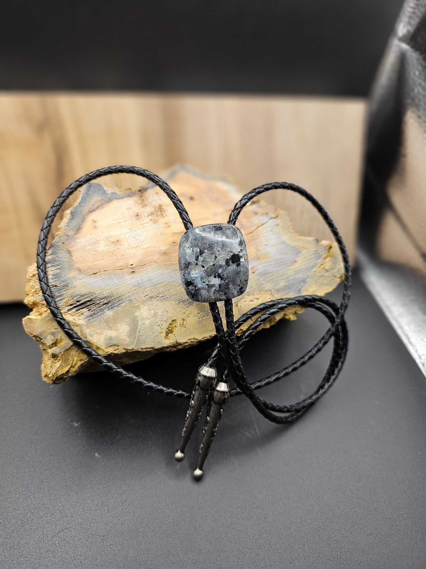 Larvikite Bolo Tie