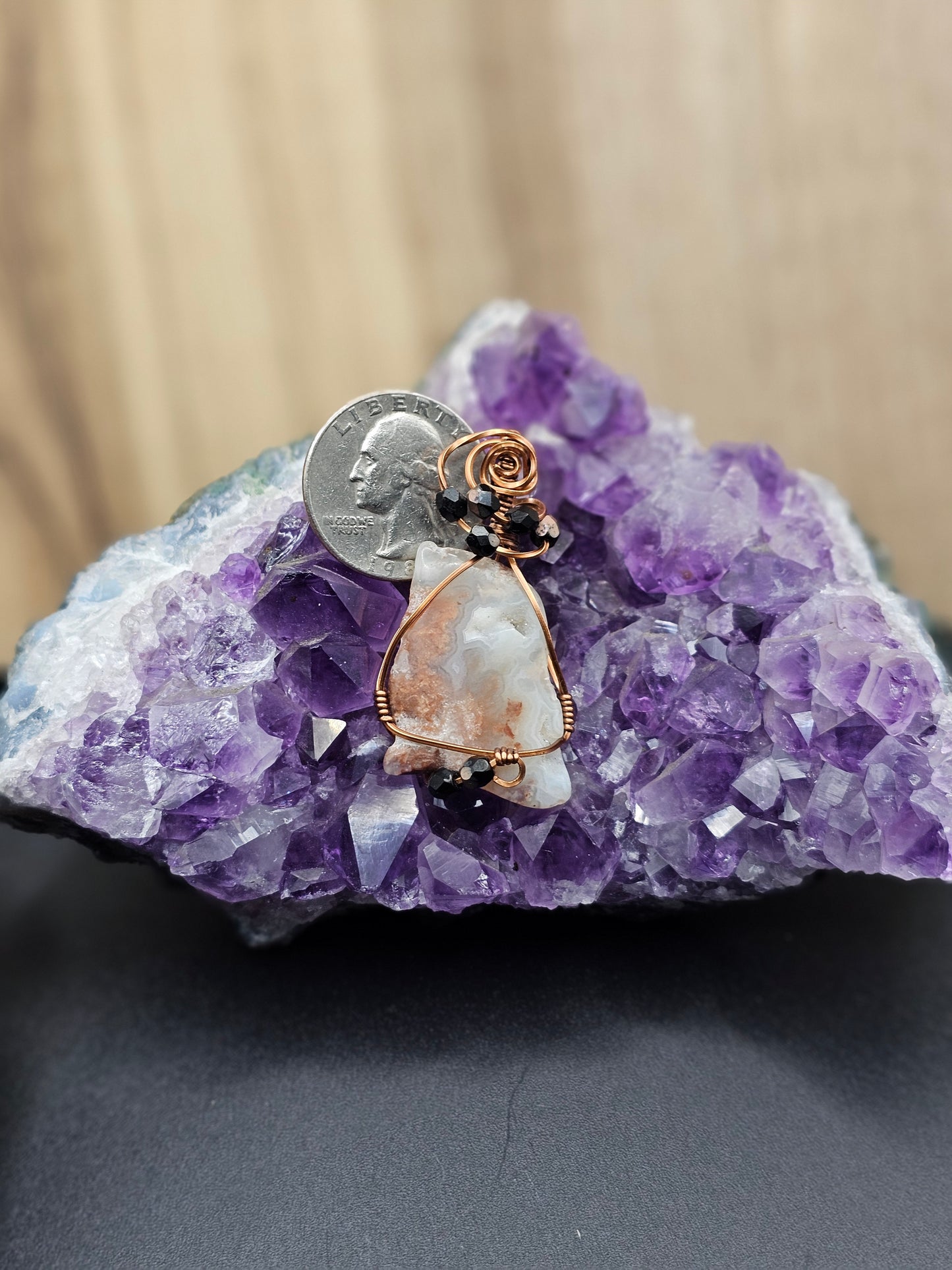Owl Agate Necklace