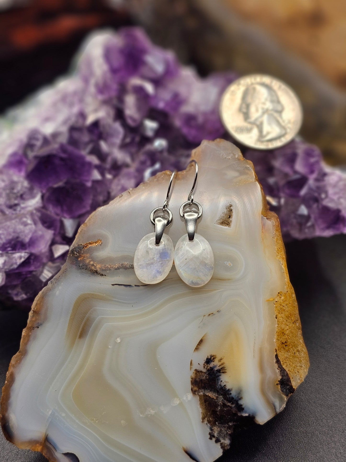Moonstone Earrings