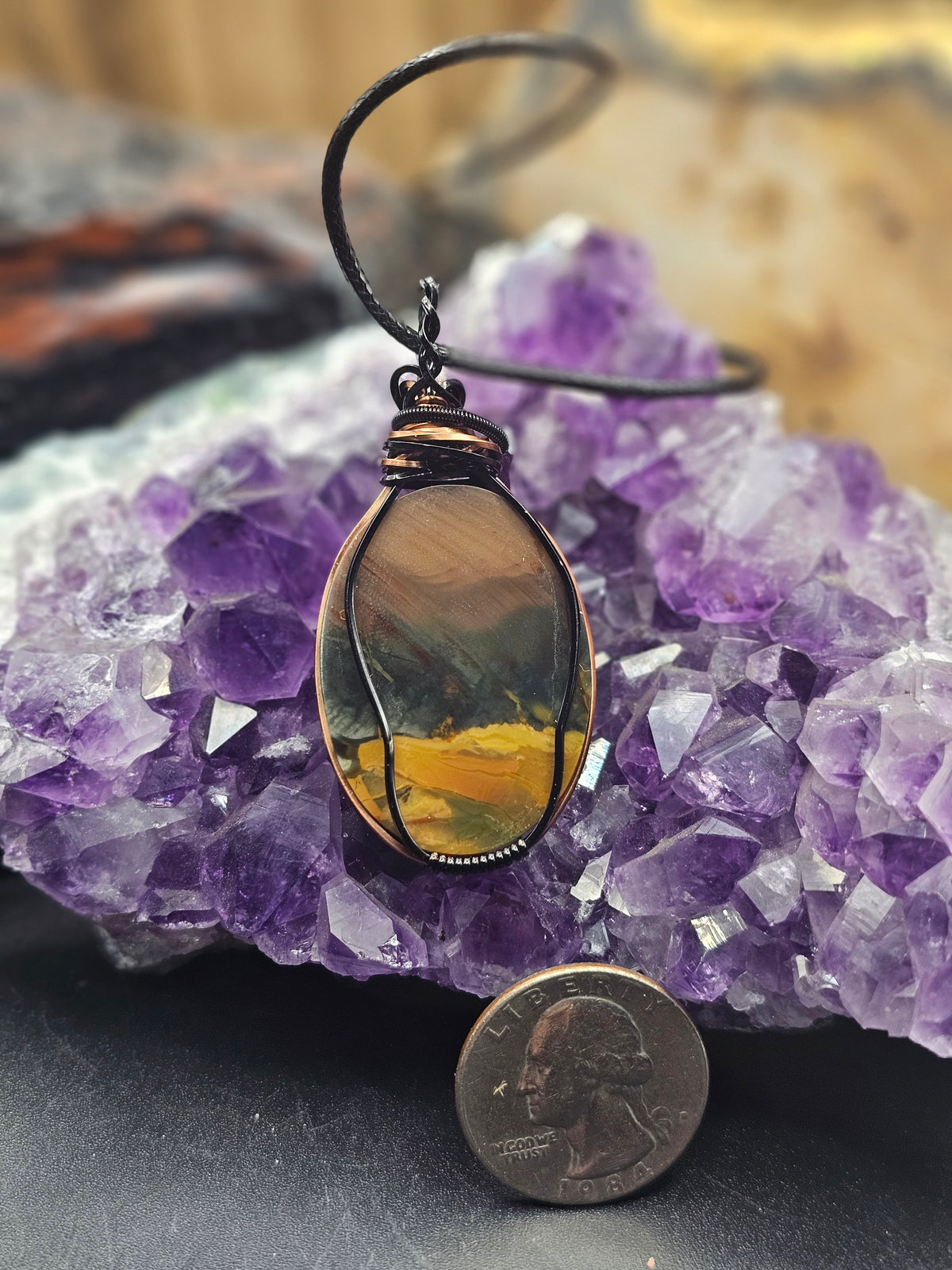 Scenic Picture Jasper Necklace