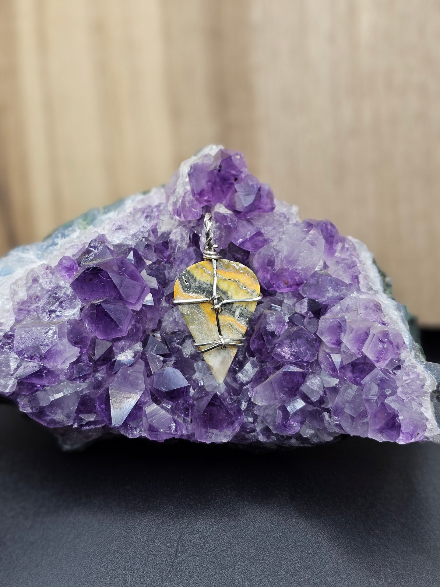 Bumblebee Jasper Necklace
